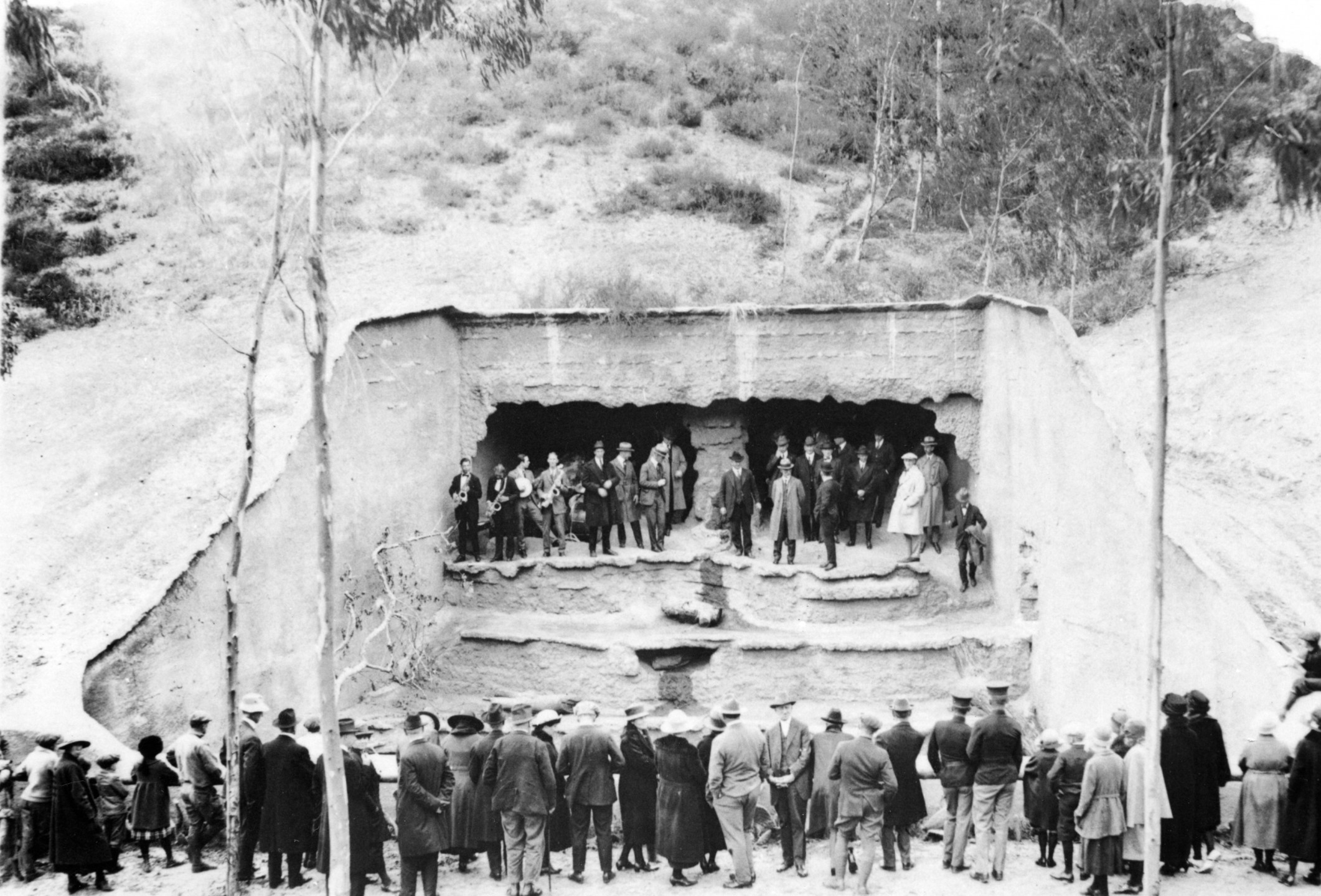 Opening ceremony for the Lion Grotto
