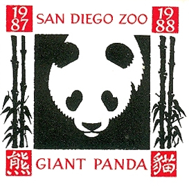 Artwork designed by Zoo graphic artist Tim Reamer for the special panda visit. For many people, seeing pandas firsthand made the possible extinction of this endangered species a reality, emphasizing the importance of conservation.