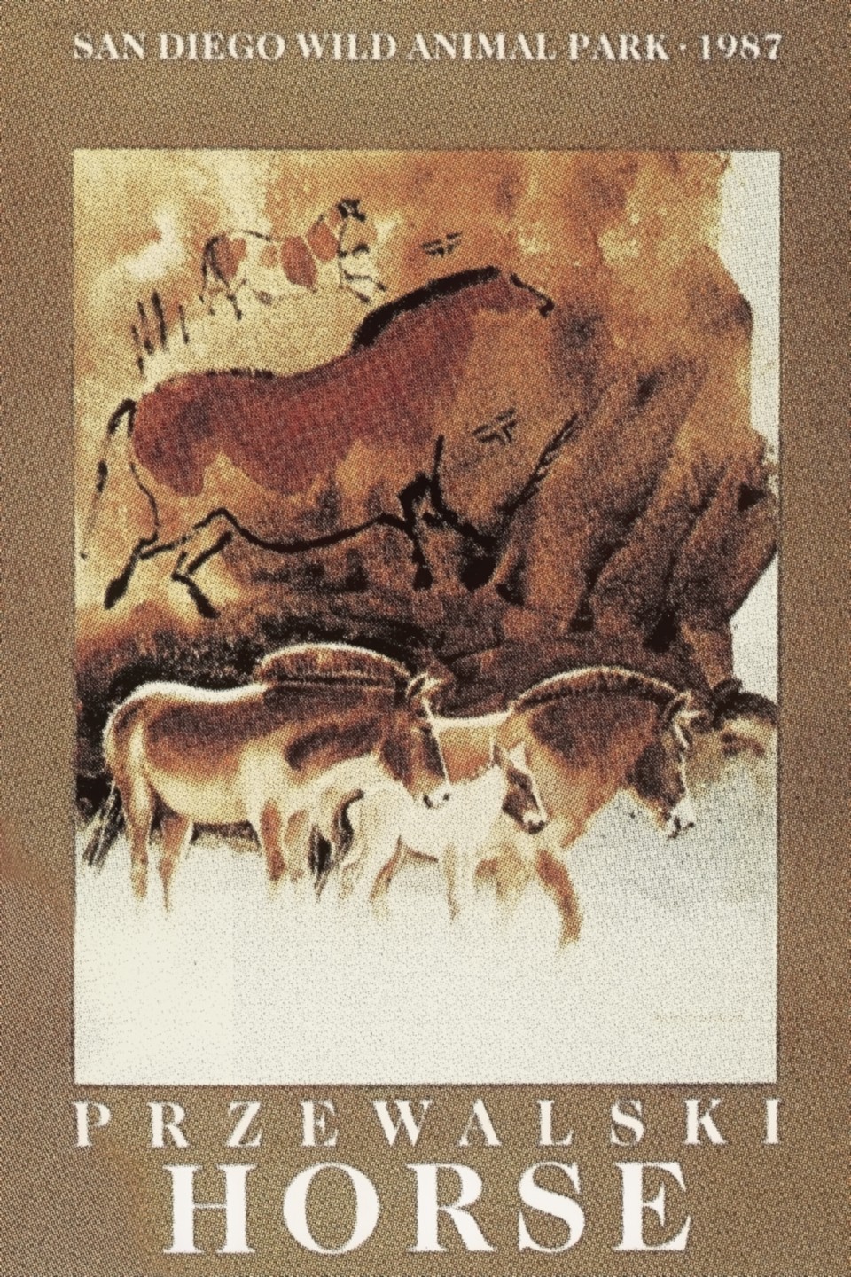 Bill Noonan artwork, Przewalski's horse poster