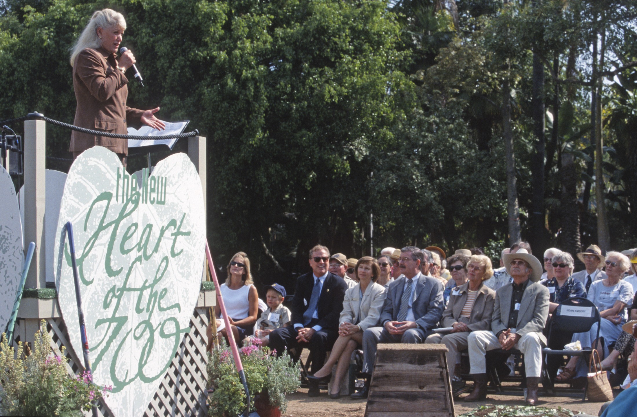 Groundbreaking ceremony for Monkey Trails and Forest Tales