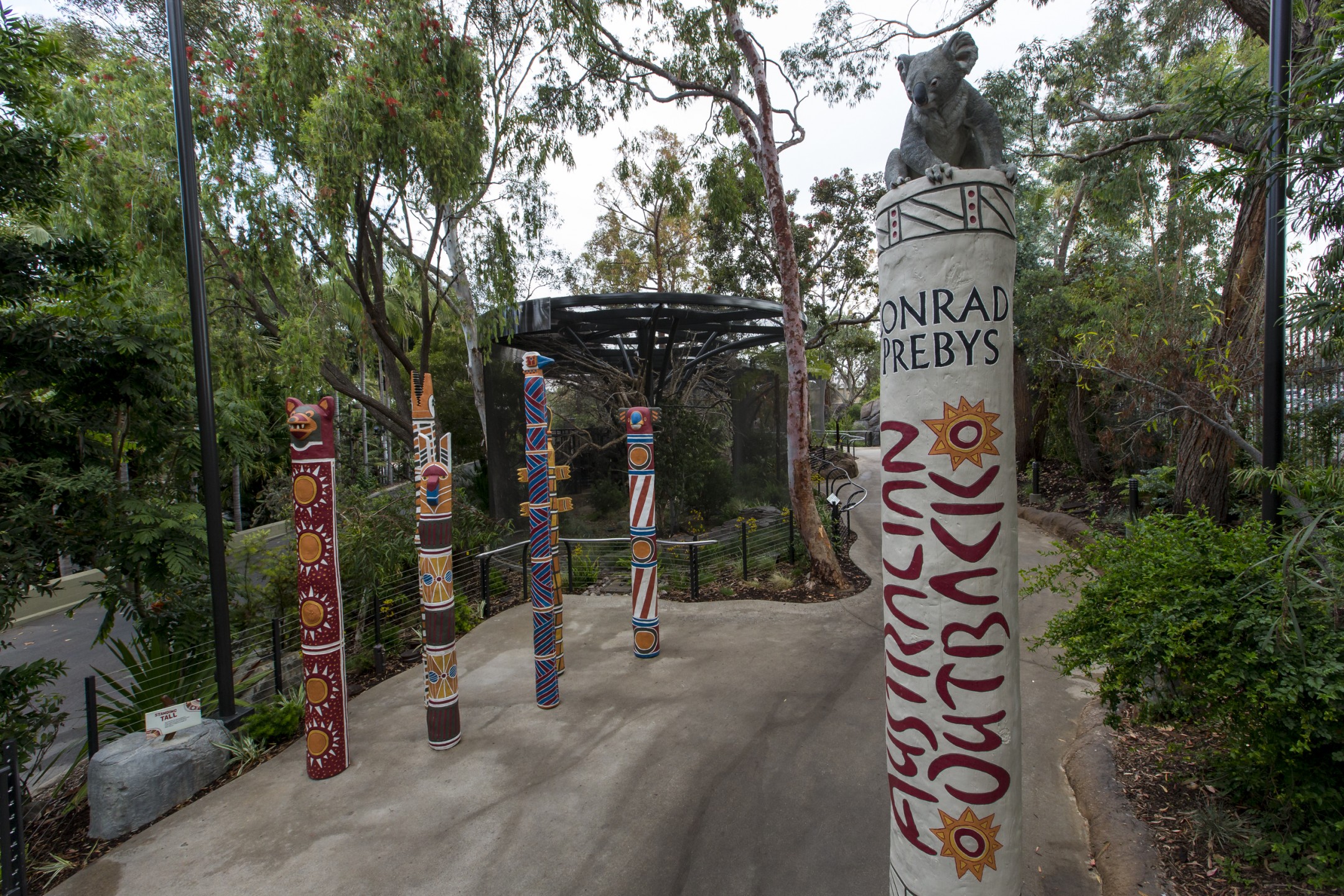 Entrance to Conrad Prebys Australian Outback