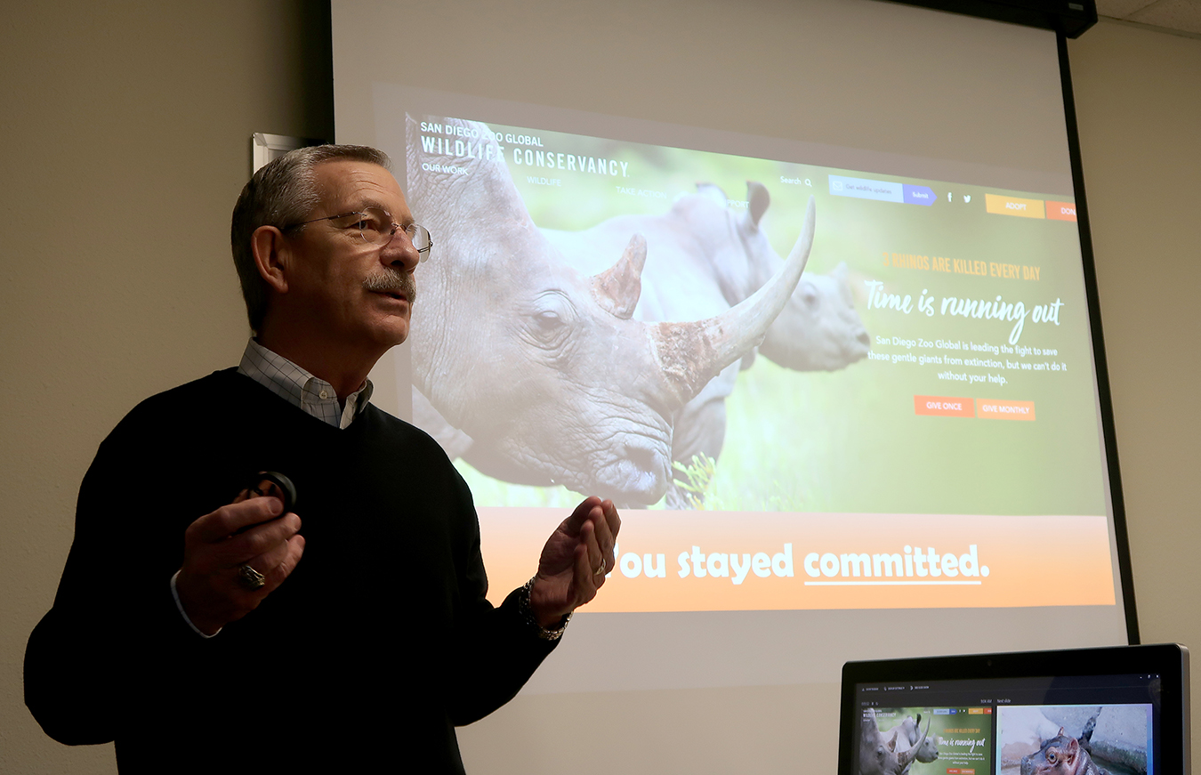 SDZG Chief Life Sciences Officer Bob Wiese said of Doug: “Doug’s contribution to conservation can never be fully measured. He quietly, humbly worked on some historic projects, including the California condor, giant panda, and northern white rhino, but also generously gave his advice and counsel to countless members of the zoo community.”